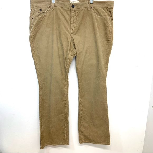 Old Navy Corduroy Pants Woman 20  Boot Cut Neutral Classic Western Work Mid Rise - Picture 1 of 12